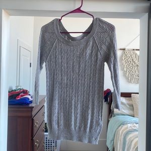 Quarter length sleeve sweater